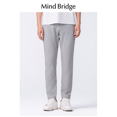 MindBridge长裤直筒休闲裤高弹力