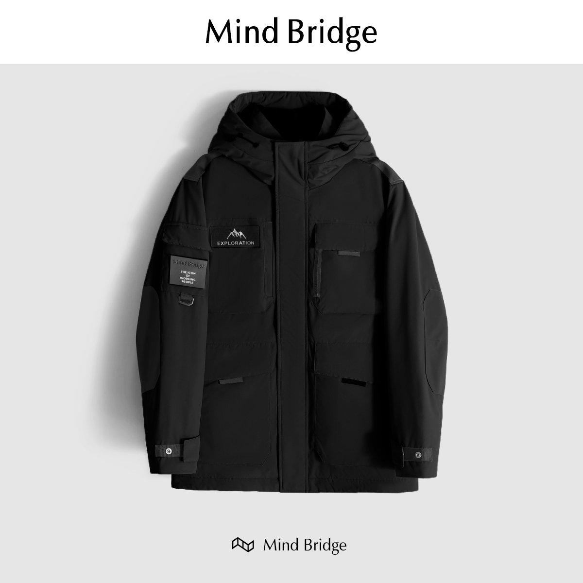 MindBridge防风保暖羽绒服鸭绒冬