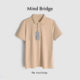 T恤男宽松修身 MindBridge夏季 翻领POLO衫 商务休闲桑蚕丝短袖 男士