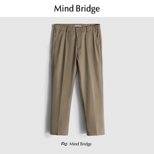 直筒商务休闲长裤 MindBridge新款 2025春夏简约吸湿透气高弹力男士