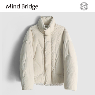 户外运动休闲防风保暖立领鸭绒羽绒服 男士 MindBridge新款 2025冬季