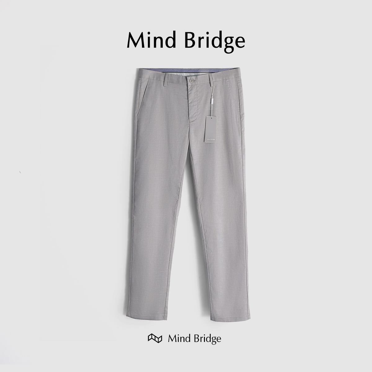 MindBridge长裤直筒商务休闲西裤