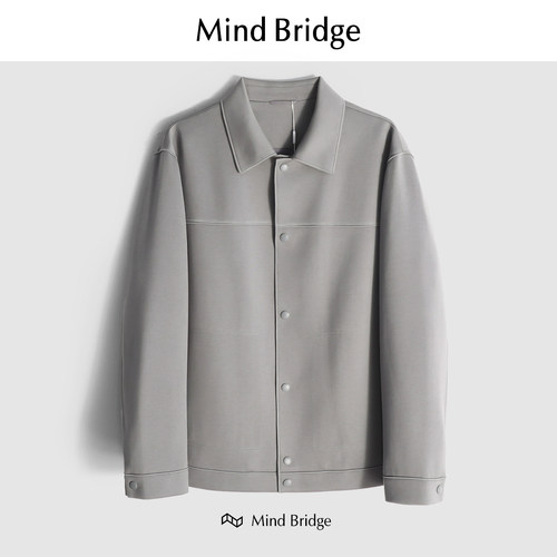 MindBridge翻领秋冬高弹夹克保暖
