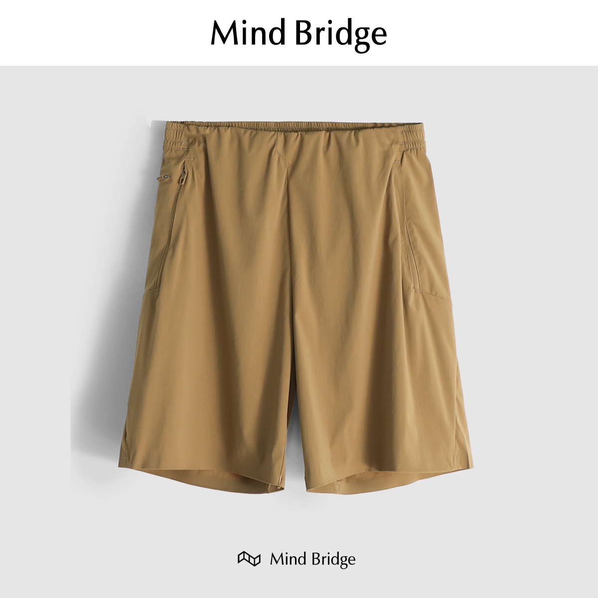 MindBridge【即将断码】户外运动休闲五分裤高弹透气速干短裤宽松