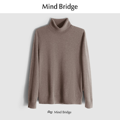 MindBridge绵羊毛羊绒针织衫保暖