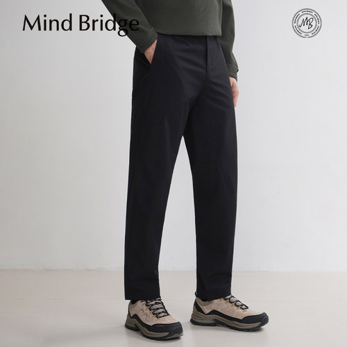 MindBridge高密梭织/轻量化户外运动弹力直筒商务休闲裤/舒适透气