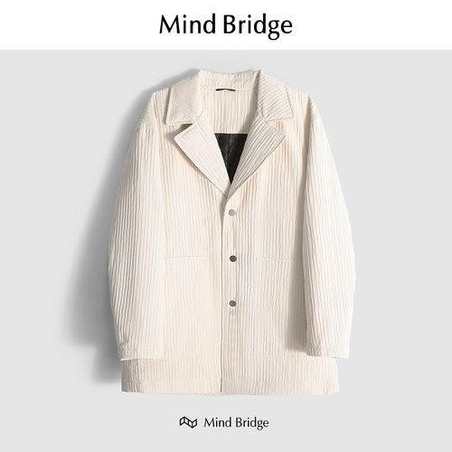 MindBridge白鸭绒羽绒服防风保暖