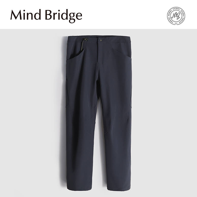 MindBridge长裤直筒休闲裤高弹力
