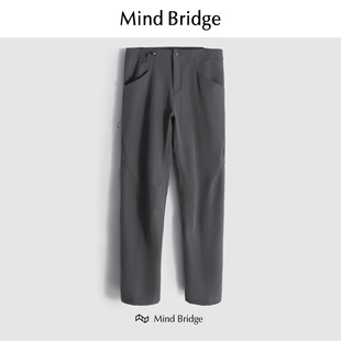百搭 轻量化休闲商务吸湿透气弹力直筒长裤 MindBridge新款 2025男士