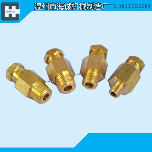 直角接头/弯头/铜直角接头PL608油管弯头/PD直通卡套式油路接头