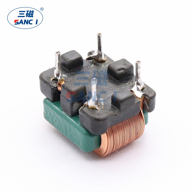 共模电感 10mH SQ1010 立式卧式电感AC电源EMI滤波扁平线电感线圈