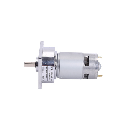 60GA775F直流减速电机12V24V微型齿轮慢速大力矩调速正反转小马达