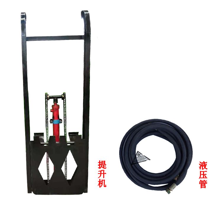 垃圾自动提升机升降架三轮车摩托电动多功能液压吊桶机挂桶器厂家