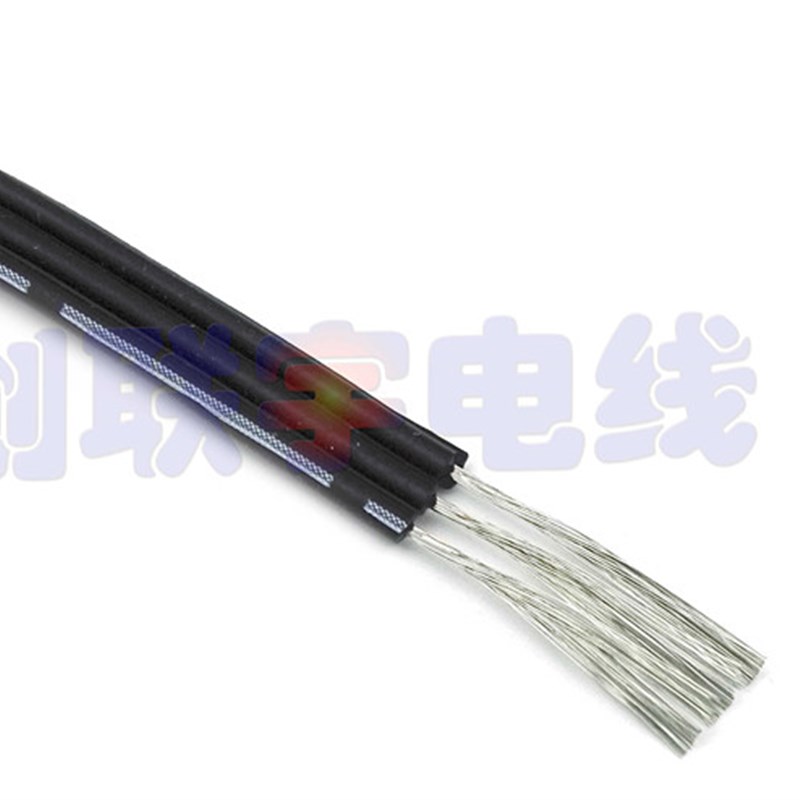 特软耐高温硅胶排线 2l8 26 24 22AWG 硅胶硅胶多芯并线2P3P4P5P6