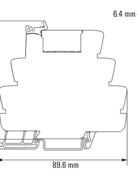魏德米勒 TRS 24VDC ACT 超薄继电器 通讯继电器 1381900000