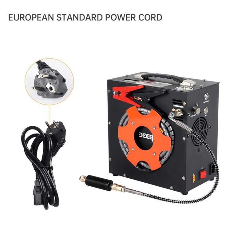 潜水氧气瓶充气泵高压插电动打气机40Mpa空L气压缩空压机200v车载