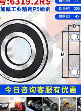 进口轴承大全6319轴承6320高速6322滚珠6324深沟球6326/6328ZZ/RS