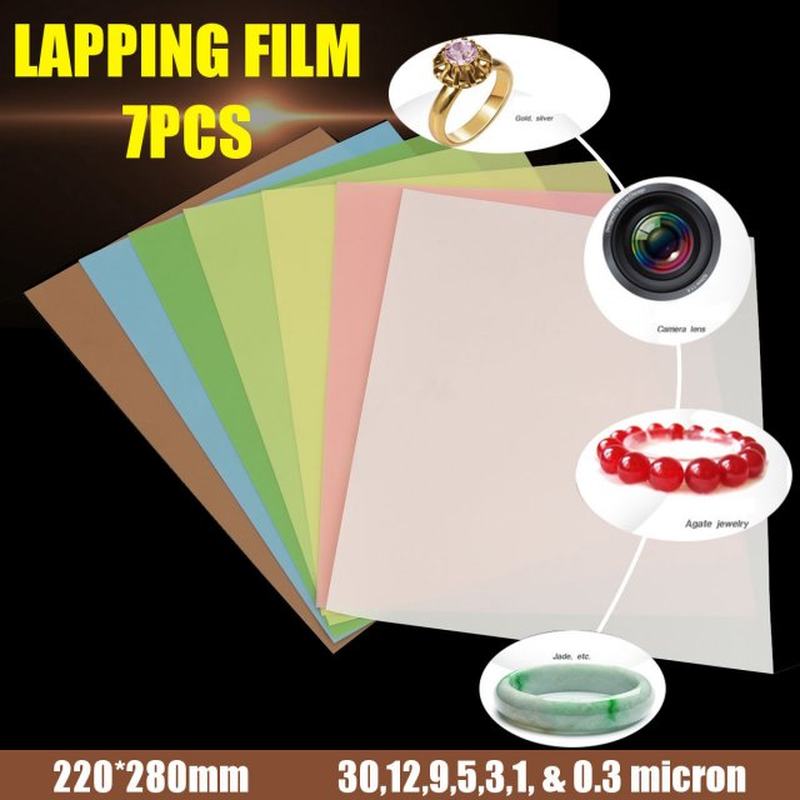 极速7PCS 8.7 X 11 Lapping FilMm Sheets 1 Each