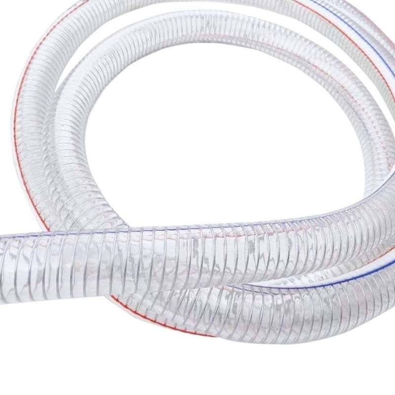 热销冰禹-5087加厚加硬PVC钢丝软管塑料透明管R油管水管胶管抗冻