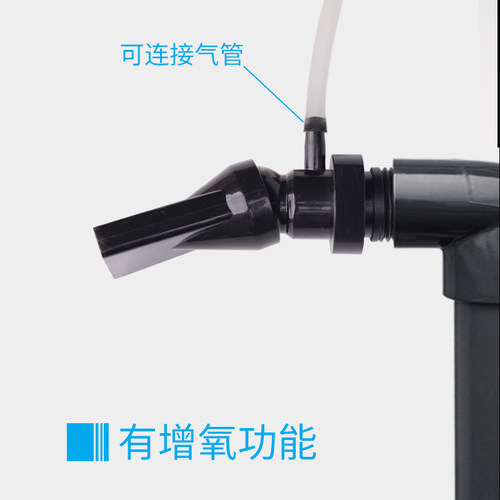 热销鱼缸出水喷头鸭嘴接r头水泵过滤桶万向调节喷水嘴可接气管气