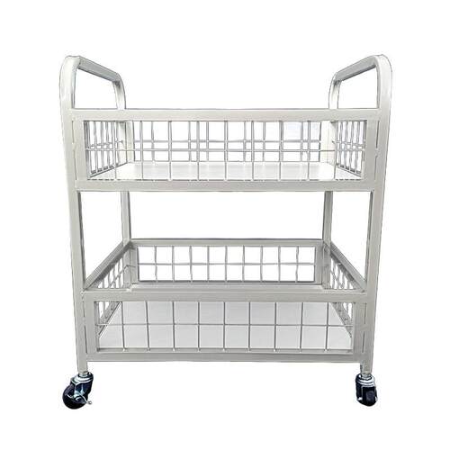 热销新品仓库货物搬m运双层平板车快递分拣物流手推车工厂工具多