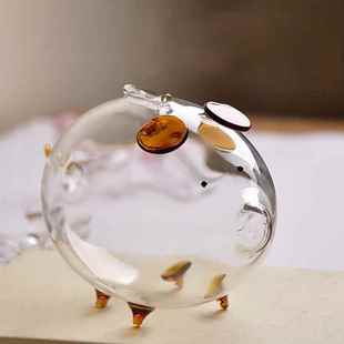 Money Boxes Cute Piggy Transpa Box Bank SavinLg 极速Pig Coin