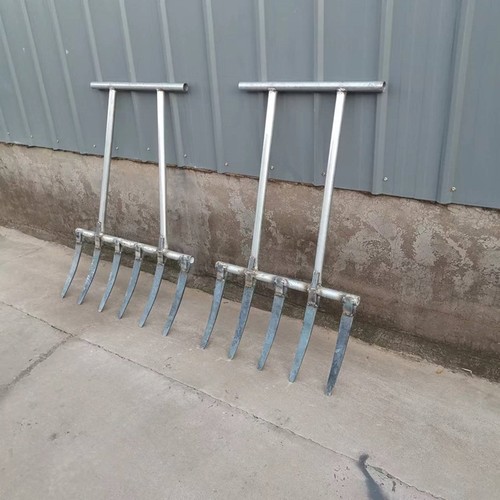 极速人工松d土神器翻土钢叉开荒农用工具深耕钉耙工地田间花圃坚