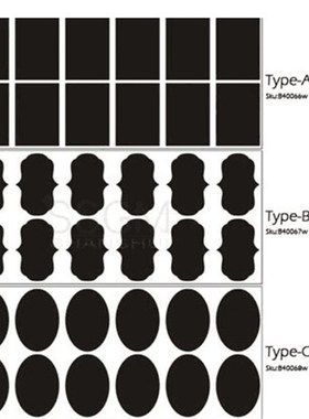 极速40pcs/48Pcs/36PCS Waterproof DChalkboard Kitchen Spice L