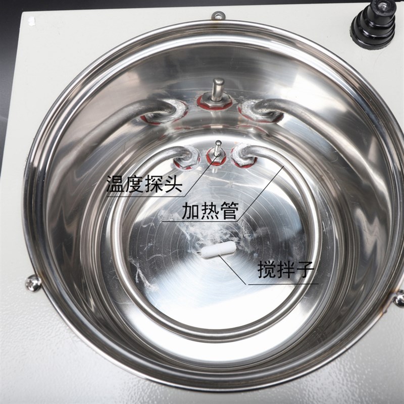 极速【集热式磁力搅拌器DF-101S电磁搅拌机水浴锅恒Z温控调速