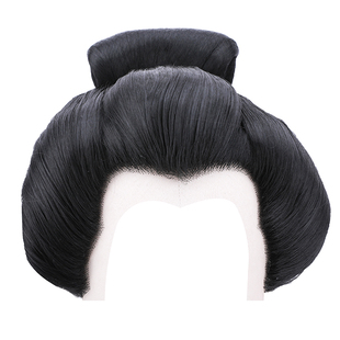 极速日本艺妓艺伎刘海发套v花魁盘头古装贵妃头套女款演出和服整