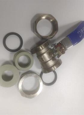 极速联塑款式无h标PPR双活接热熔球阀全铜水管配件总阀4分6分1寸2