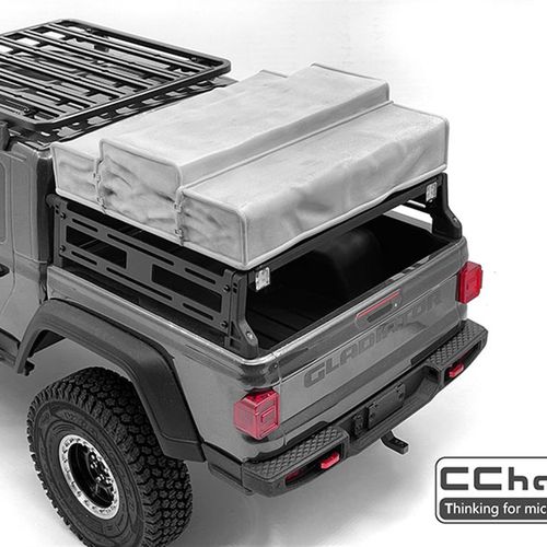 极速CCHAND AXIAL SCuX10 III 三 JEEP 角斗士 后斗架+帐篷包