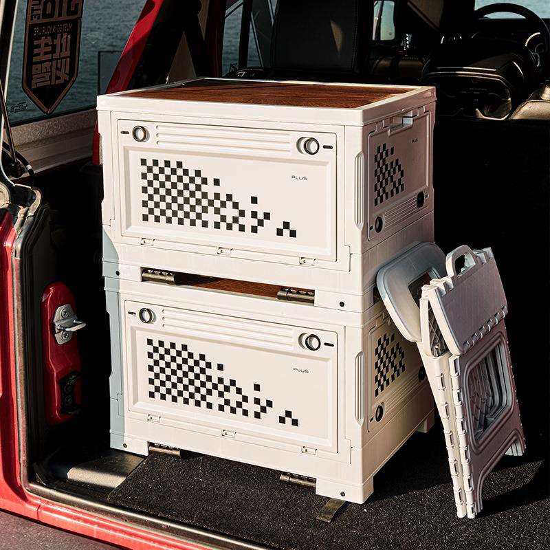 跨境厂家户外野营露营折叠收纳箱家用车载后备箱储物箱便捷整理箱