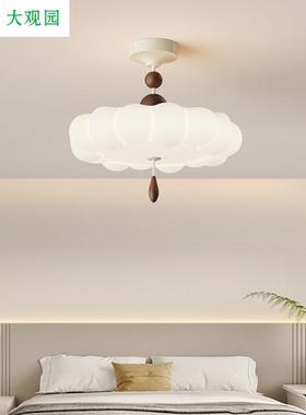 法式奶油风卧室吸顶灯餐厅灯护眼儿童房吸顶灯现代简约吸顶灯412L
