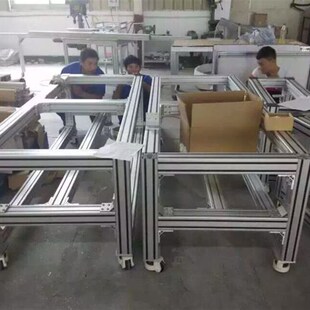 新品新品工业铝合金型材120120重型铝JE型材框架龙门立柱机械手导