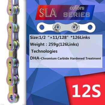 极速登山车c公路车11S 12S变速链条12速22速镂空自行车超轻33速24