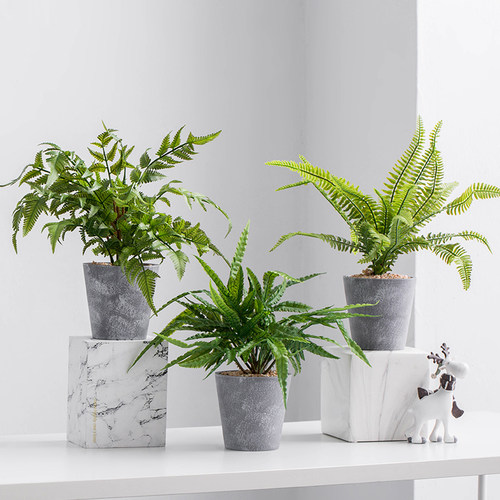 新品北欧iens仿真植物装饰品假盆栽创意绿植盆景客厅电视柜桌面小