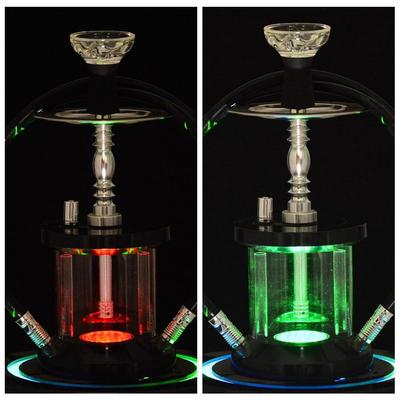 极速水烟b全套阿拉伯酒吧壶shisha/ktv灯亚克力管带大家用双管专