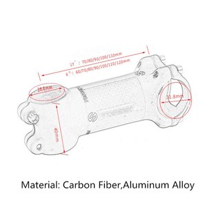 Stem Bike Carbon Fiber Riser 极速202b1 Bicycle New