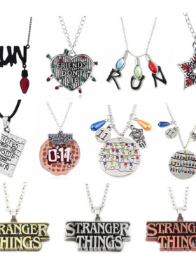 极速Stranger Things Necklace Movie Bikes LPendant Men Neckla