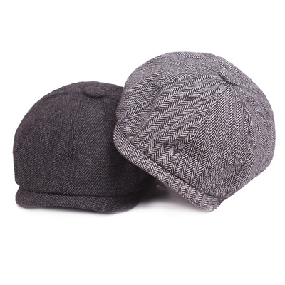 新品Vintage Men Beret Newsboy Hats ClaHssic Western Newsboy