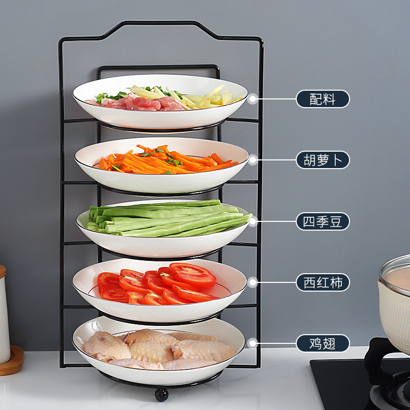 极速网红配菜神器厨房置物架落地多层备I菜架子备餐架配菜盘壁挂,厨房/烹饪用具,碗架,淘宝优惠券,粉丝福利购,淘宝优惠卷