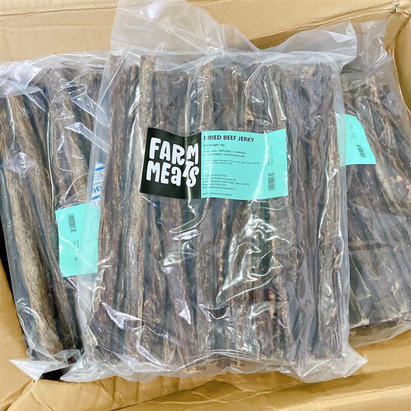 极速新西兰Farm Meats狗狗磨牙零食牛肉卷牛肚芝士V鹿肉棒纯肉耐