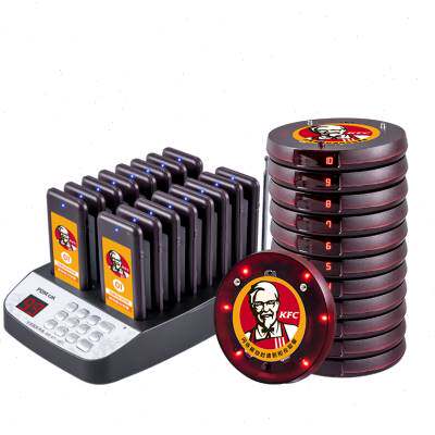 新品餐厅无线叫号取餐器r麻辣烫排队等餐器主机奶茶店呼叫器咖啡
