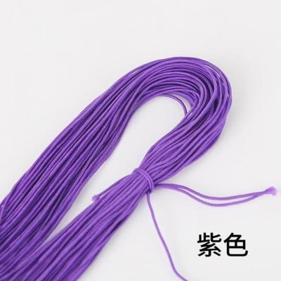 新品彩色圆1mm超细松紧弹力绳橡皮筋H衣用黑白缝纫线极细小松紧带