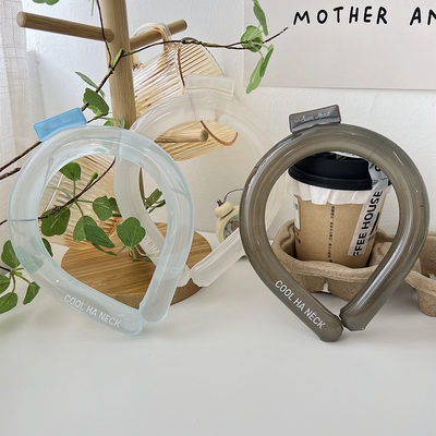 极速18a度冰圈凉爽物流降温消暑夏天透明色时尚潮品户外散热贴挂