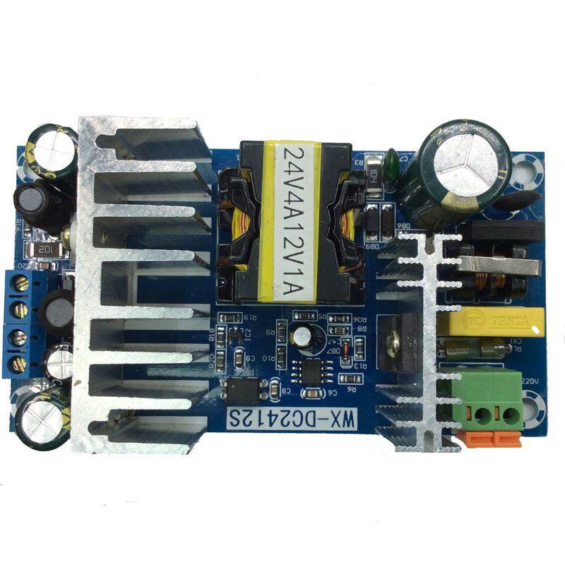 极速24V4A12V1A双路t开关电V源板 大功率电源模块 裸板 双路输出