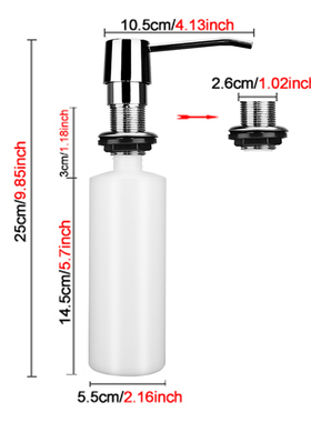 极速tle Bathroom Detergent Liquid Hand WasMh Soap Dispenser