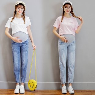 极速A  Denim Maternity Jeans Pregnant Women Clothes XPants C