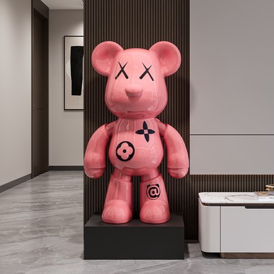 极速网红暴e力熊客厅摆件高端大气上档次存钱罐大号储钱罐落地轻